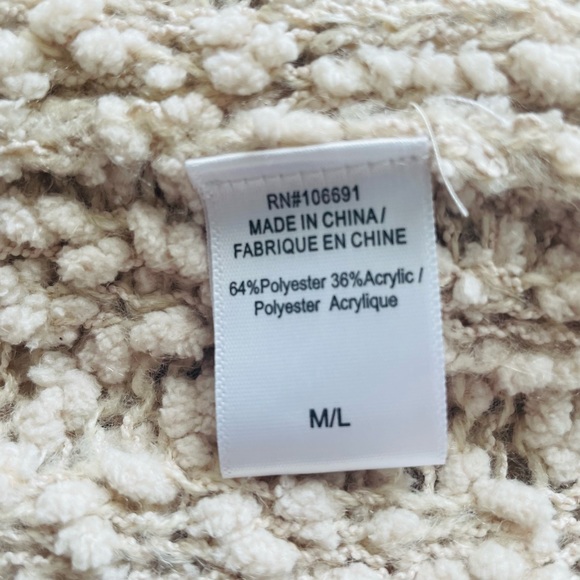 NWT! On The Road Chunky Cardigan Sweater Sz M/L - Picture 8 of 8